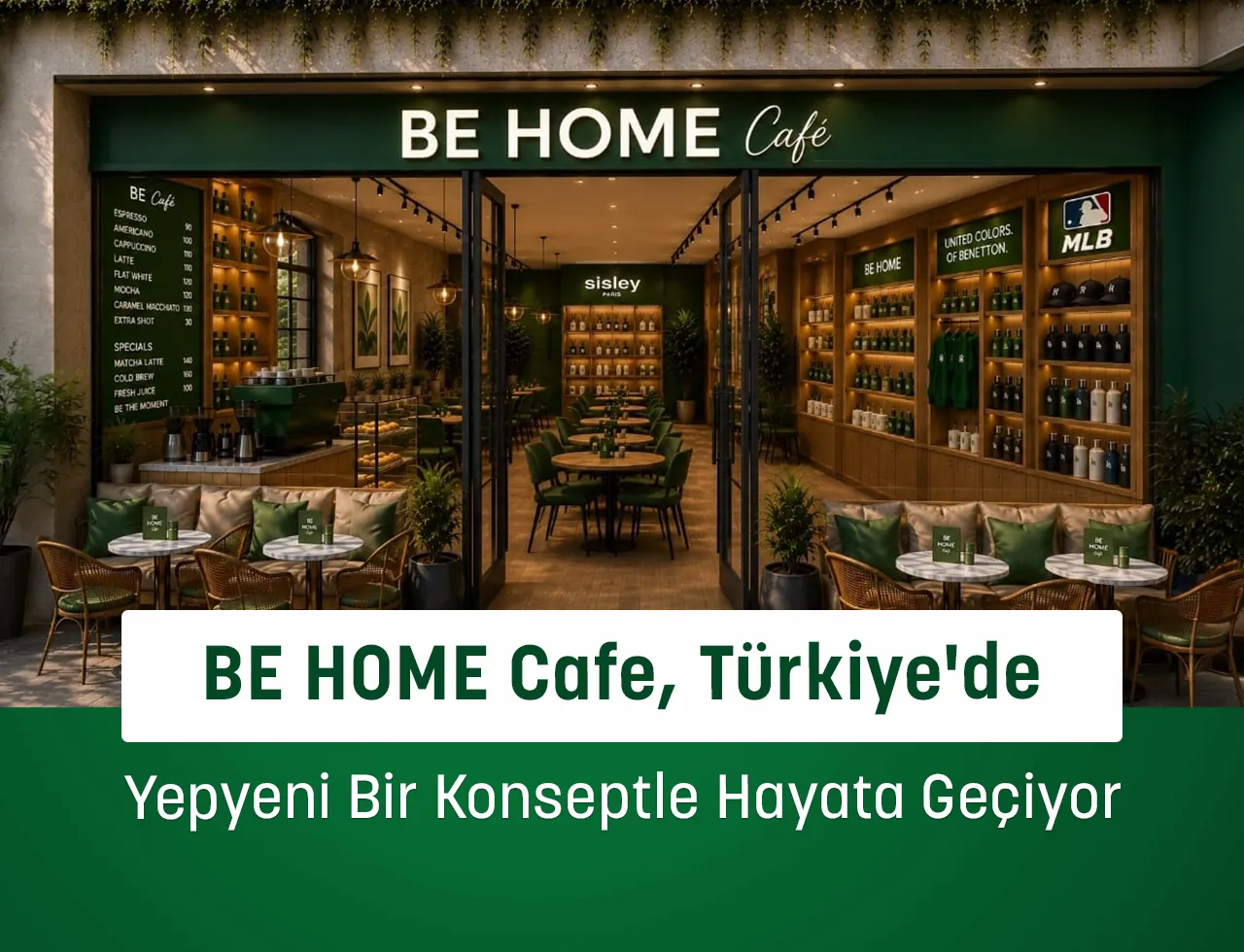 BE HOME Cafe Premium Cephe